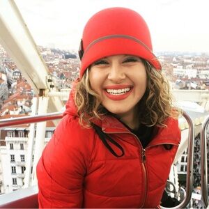 Angiolo Frasconi Red Vintage Hat